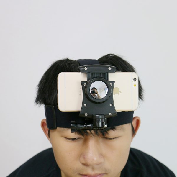 Anti-skid Glue Elastic Head Strap Phone Mount Belt for Go Pro Camera Accessories Motion Headband Phone Bracket