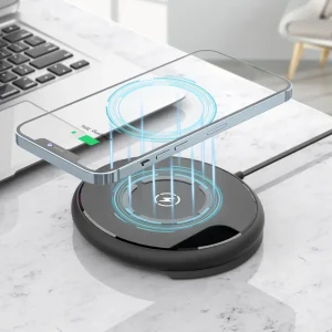 Magnetic Wireless Charging Stand 15W Desktop Holder for iPhone 14 Wireless Phone Charger Pad